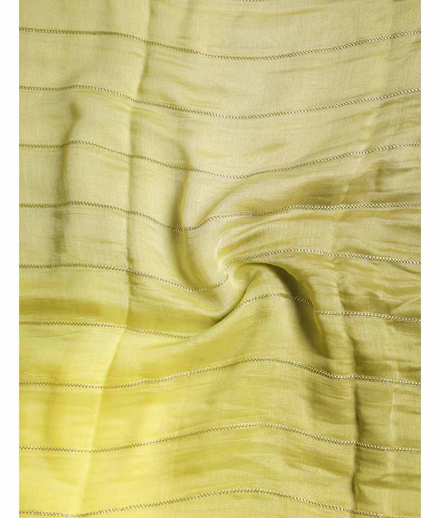 MUL CHANDERI EMBROIDERED FABRIC