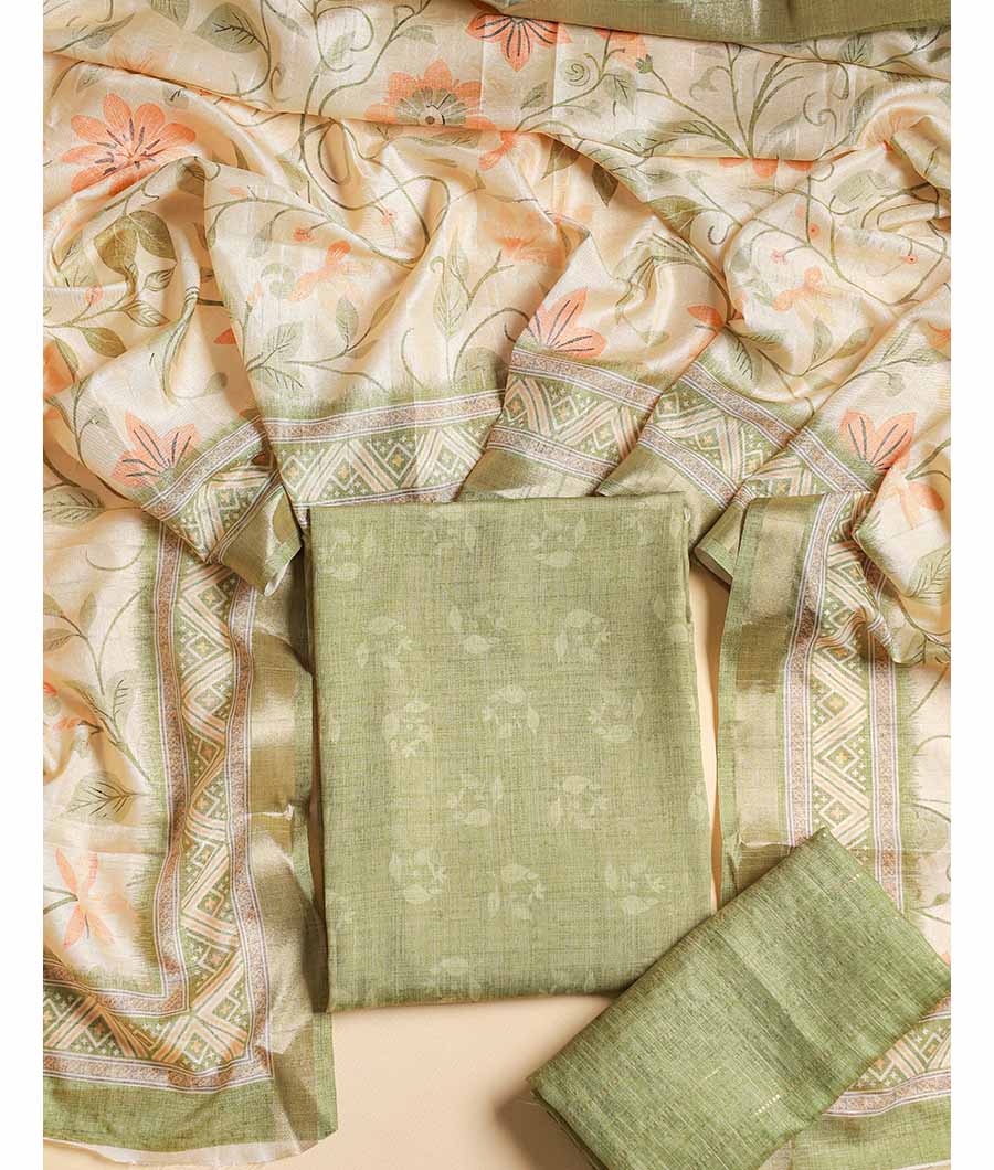 SEMI TUSSAR SUIT SET