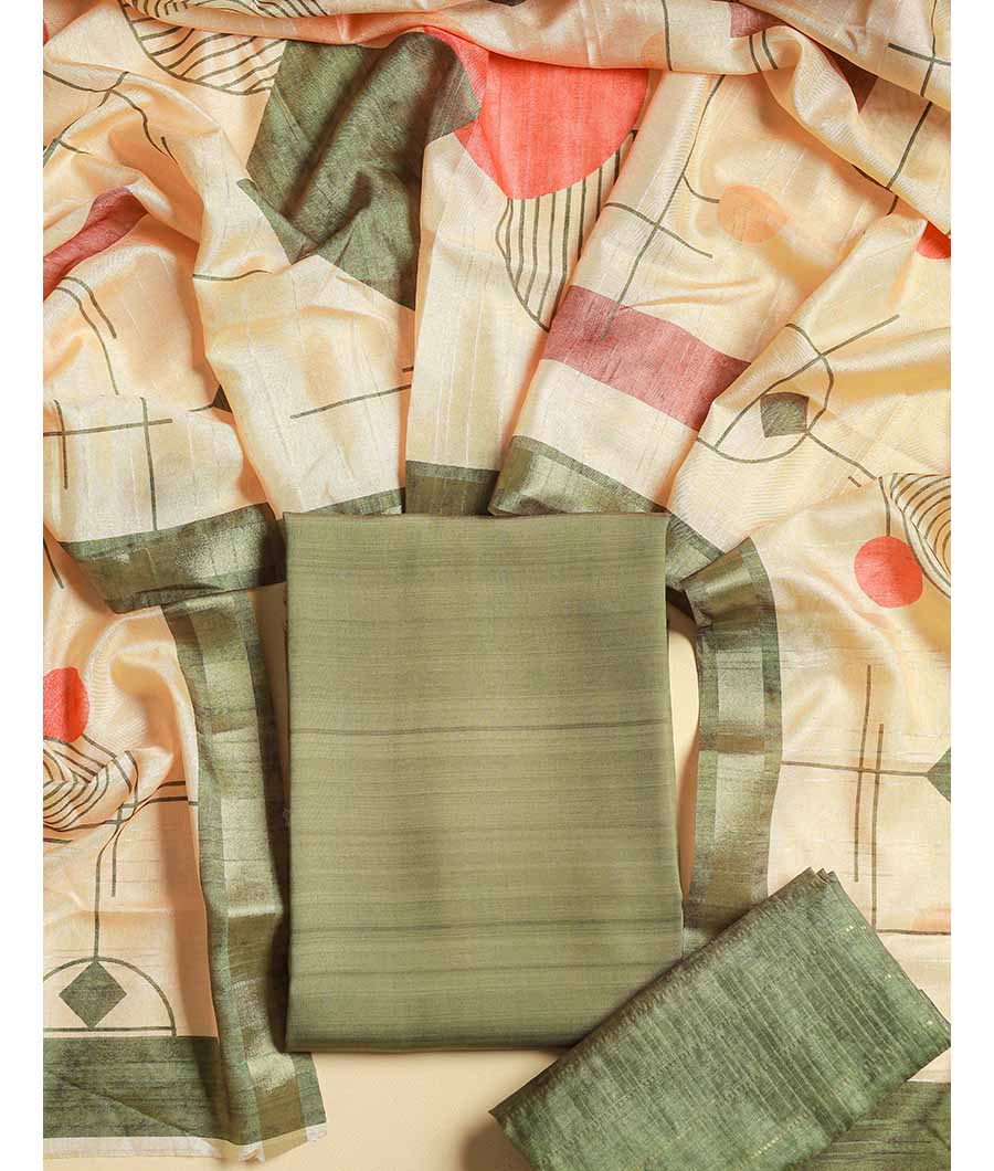 SEMI TUSSAR SUIT SET