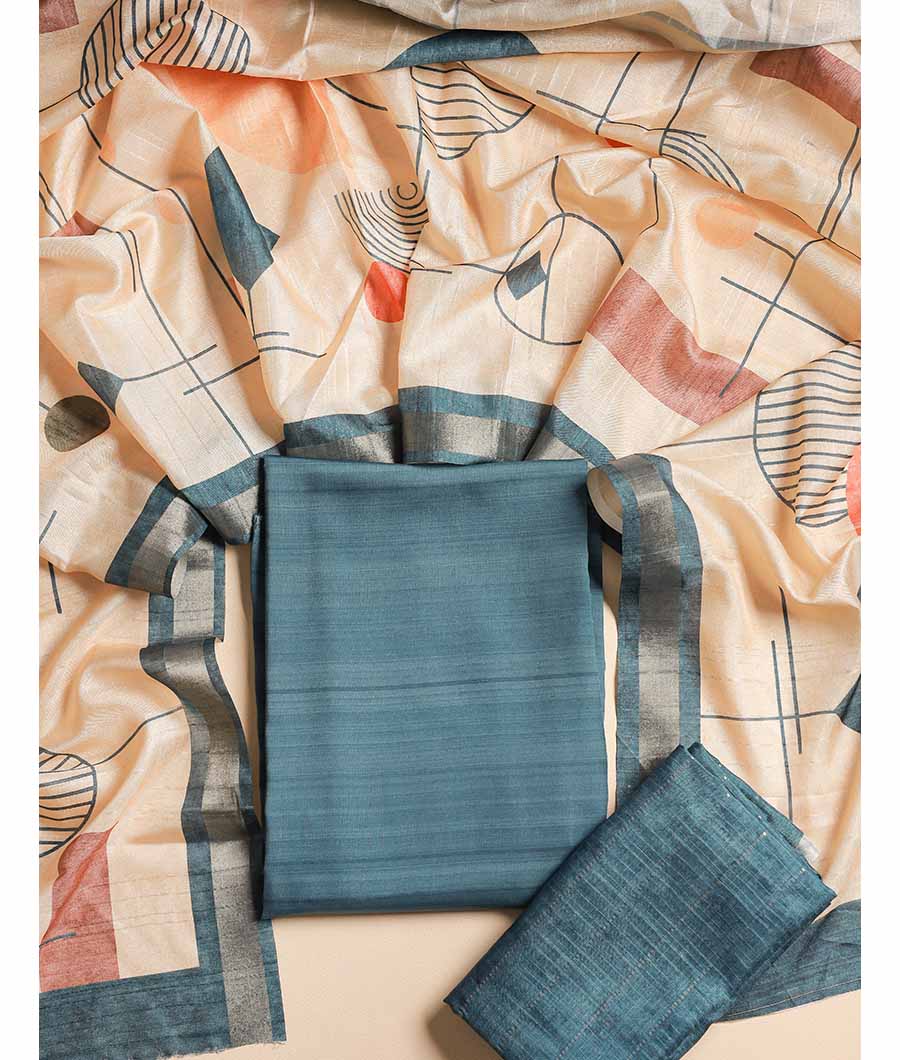 SEMI TUSSAR SUIT SET