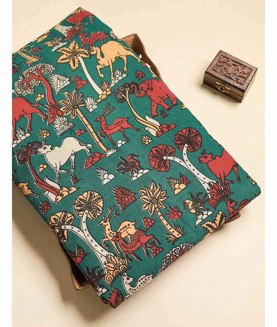 COTTON KALAMKARI  FABRIC