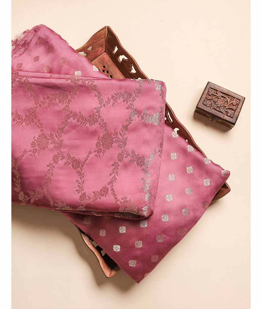 SATIN SILK BANARASI FABRIC