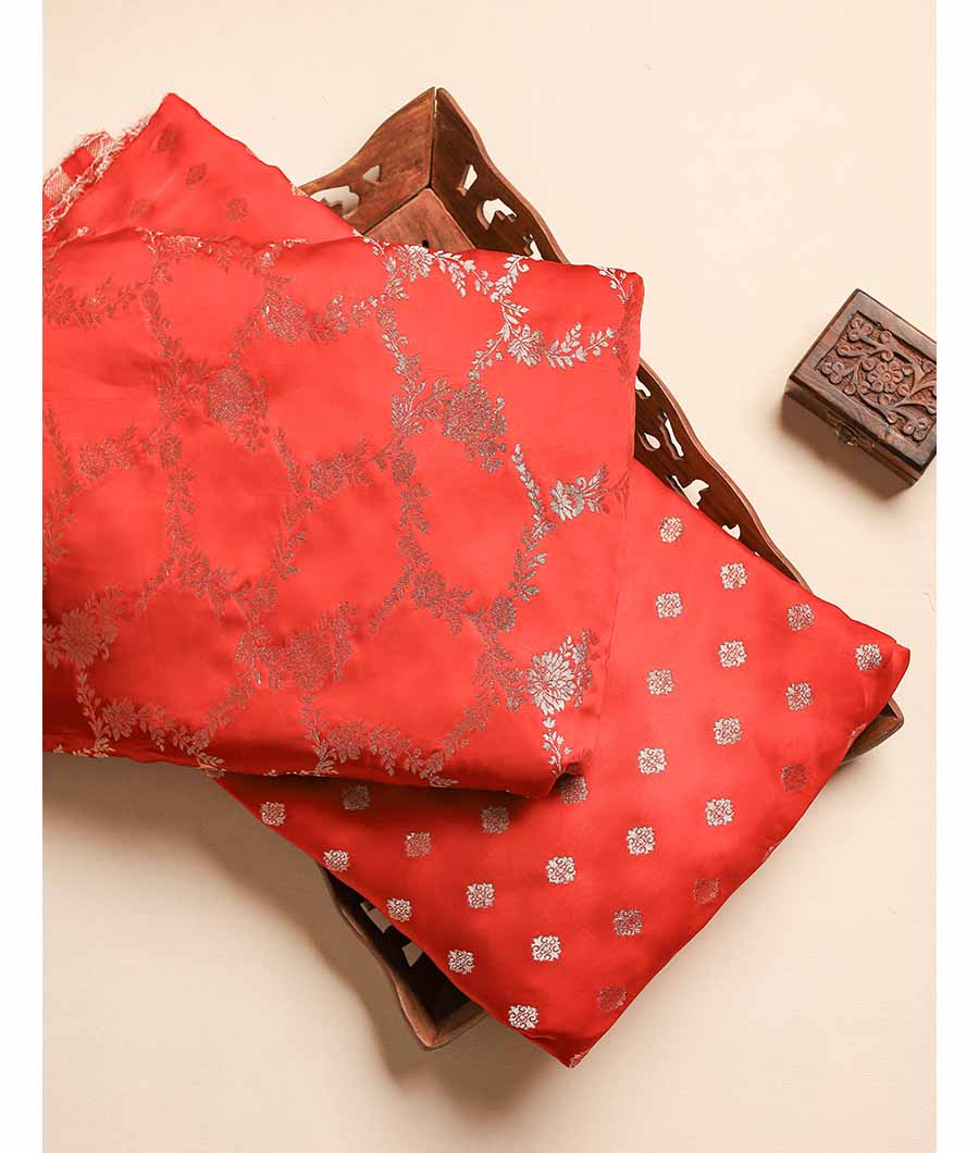 SATIN SILK BANARASI FABRIC