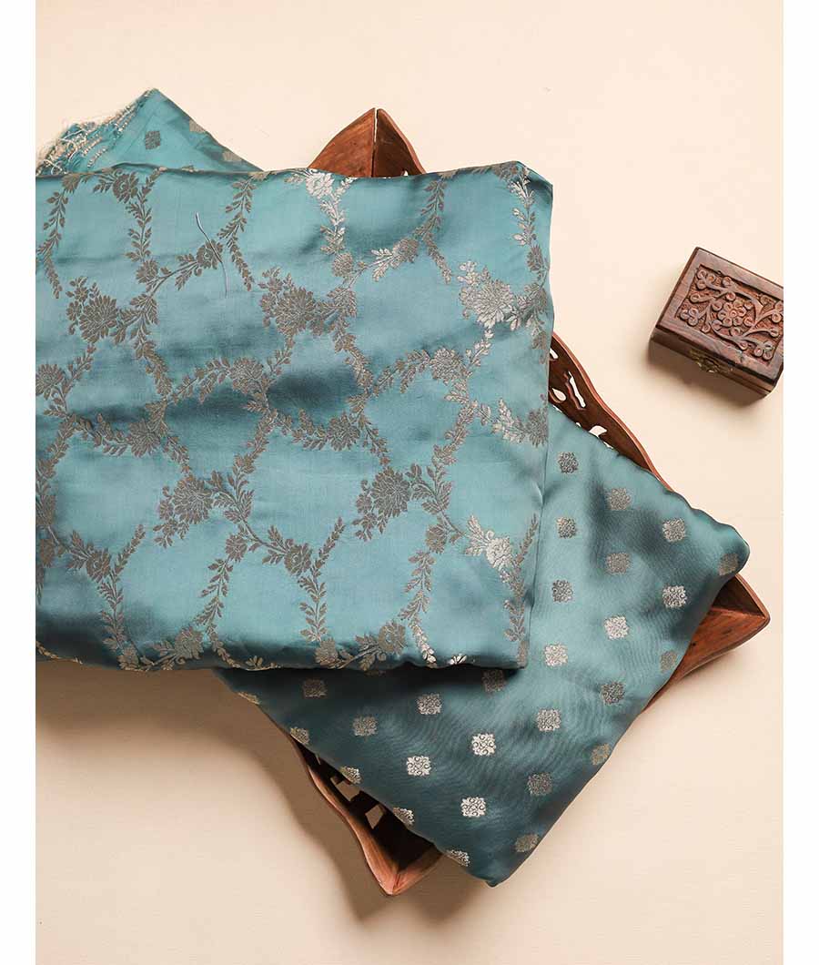 SATIN SILK BANARASI FABRIC