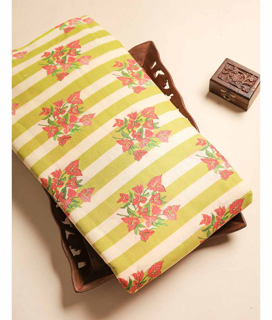 MUL COTTON PRINTED FABRIC