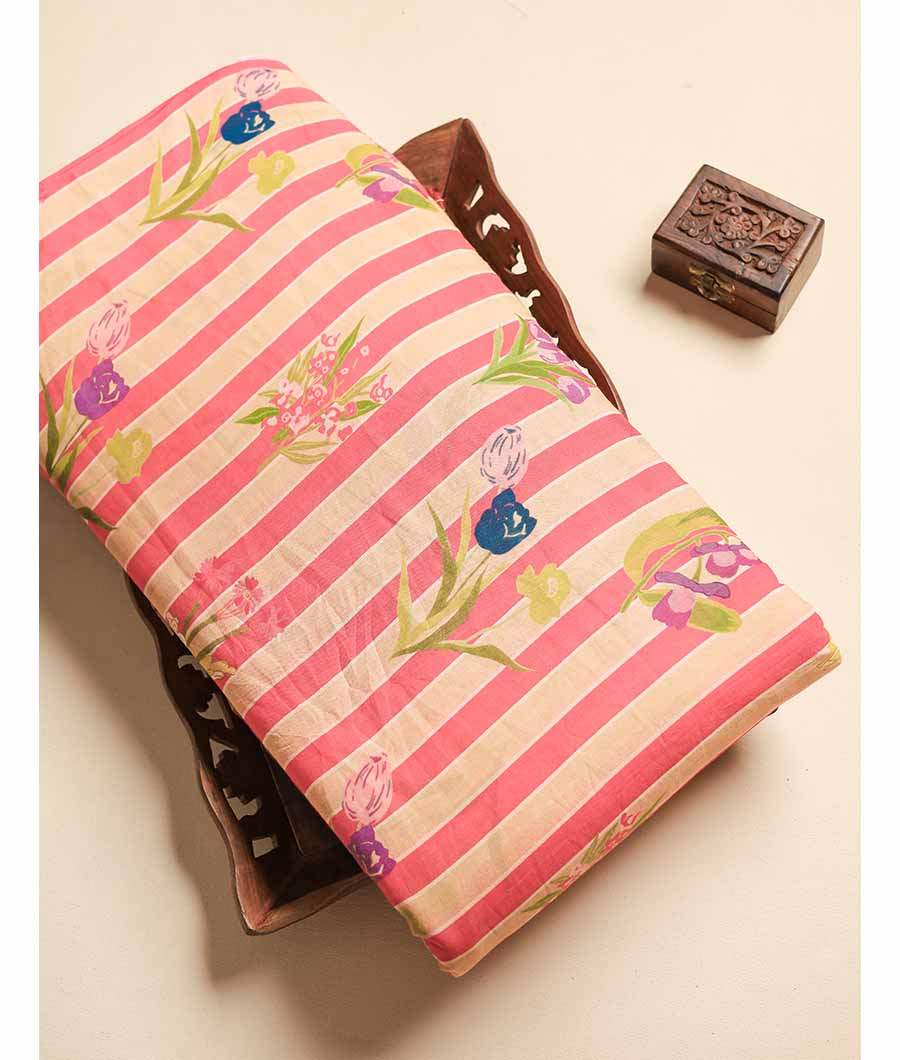 MUL COTTON PRINTED FABRIC