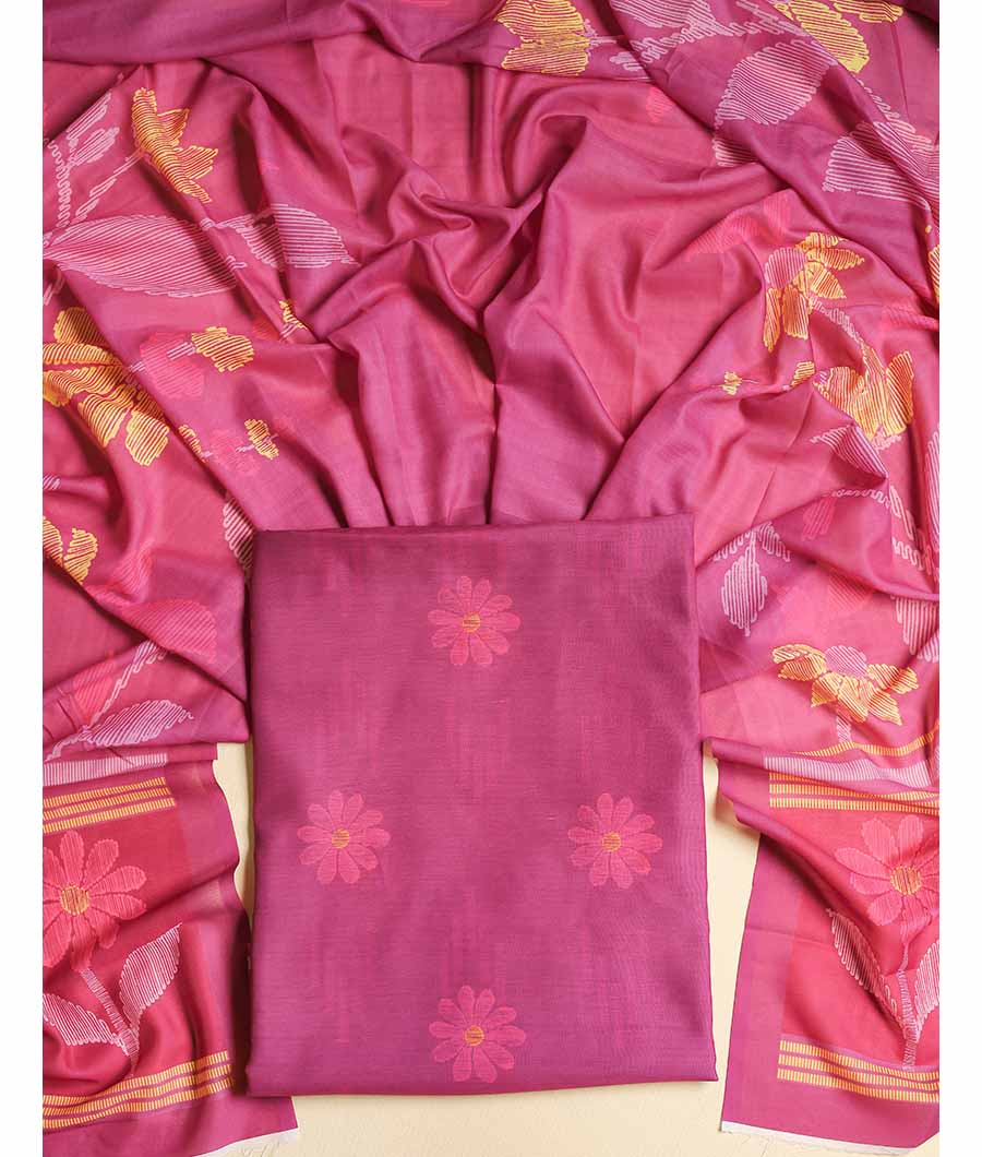 CHANDERI SILK SUIT SET