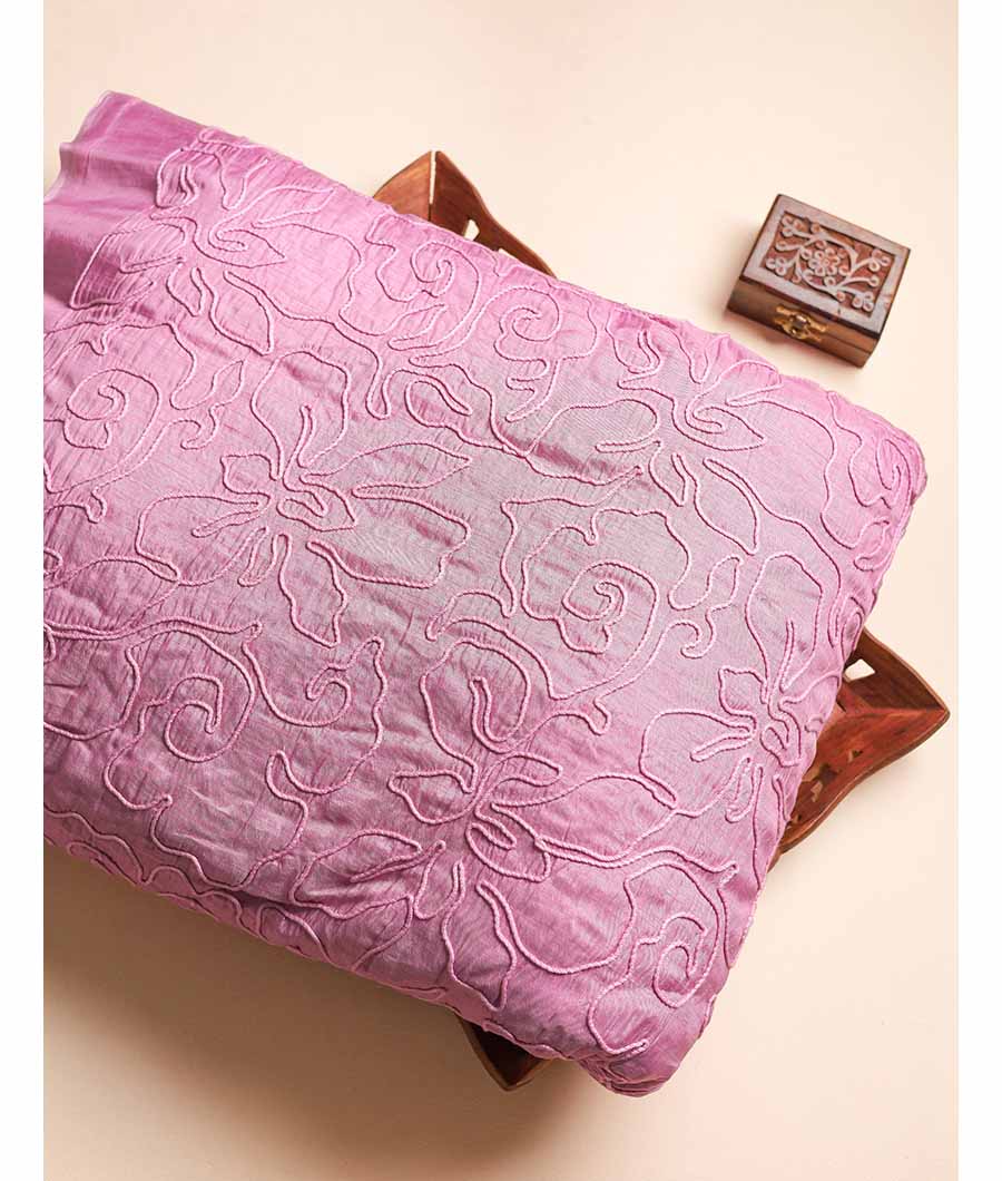 SILK EMBROIDERED FABRIC