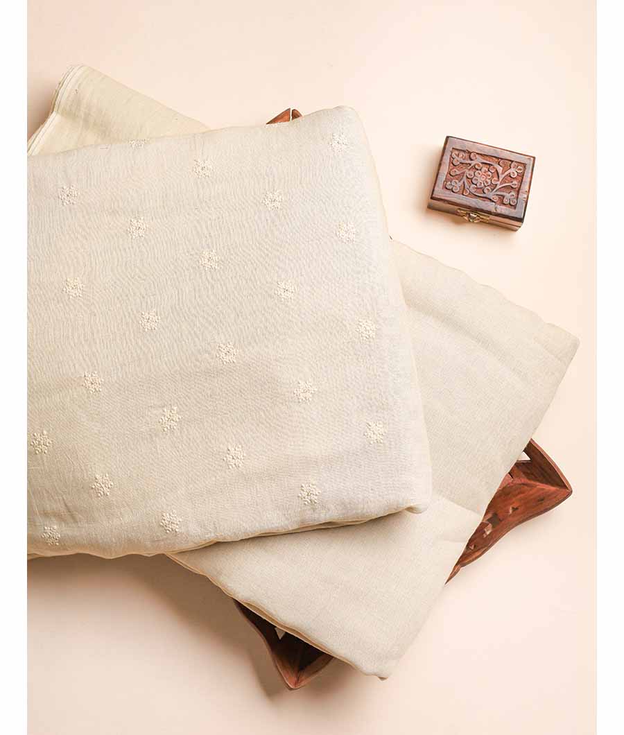 PURE LINEN EMBRIODERY FABRIC