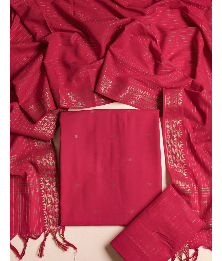 PURE COTTON LUREX SUIT SET