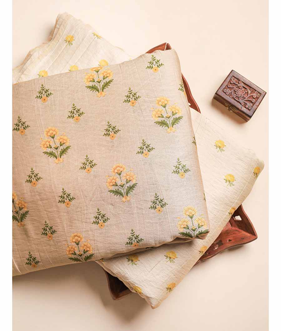 MOGRA CHANDERI FABRIC