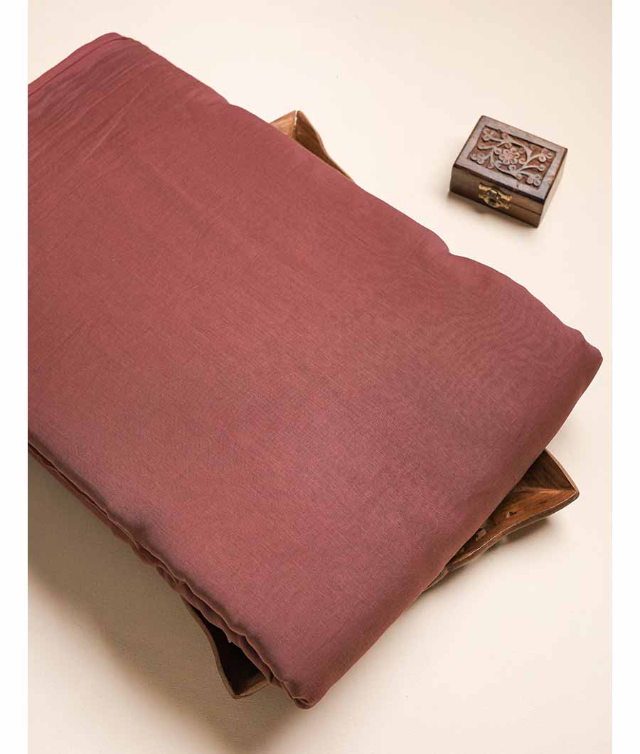 MUL CHANDERI PLAIN FABRIC