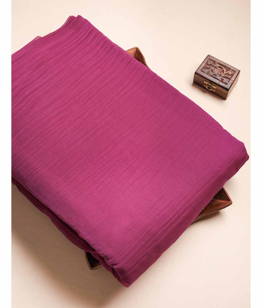 MUL CHANDERI PLAIN FABRIC