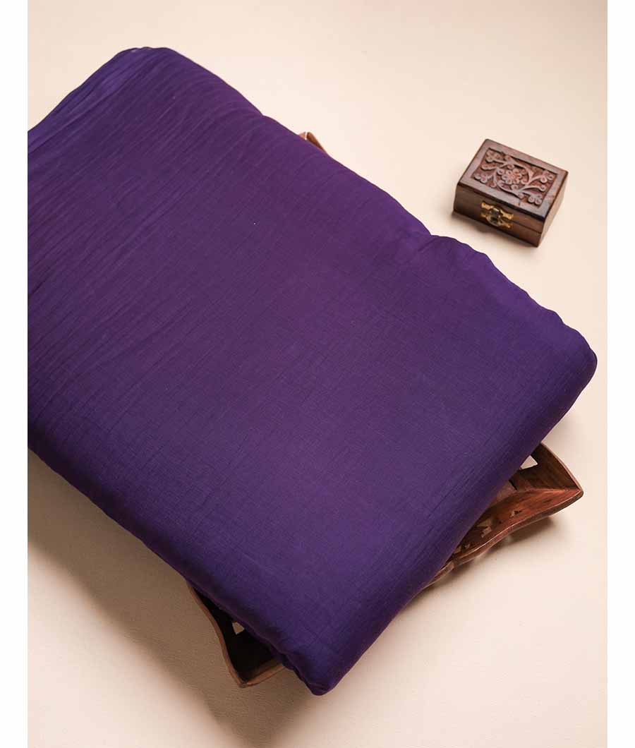 MUL CHANDERI PLAIN FABRIC