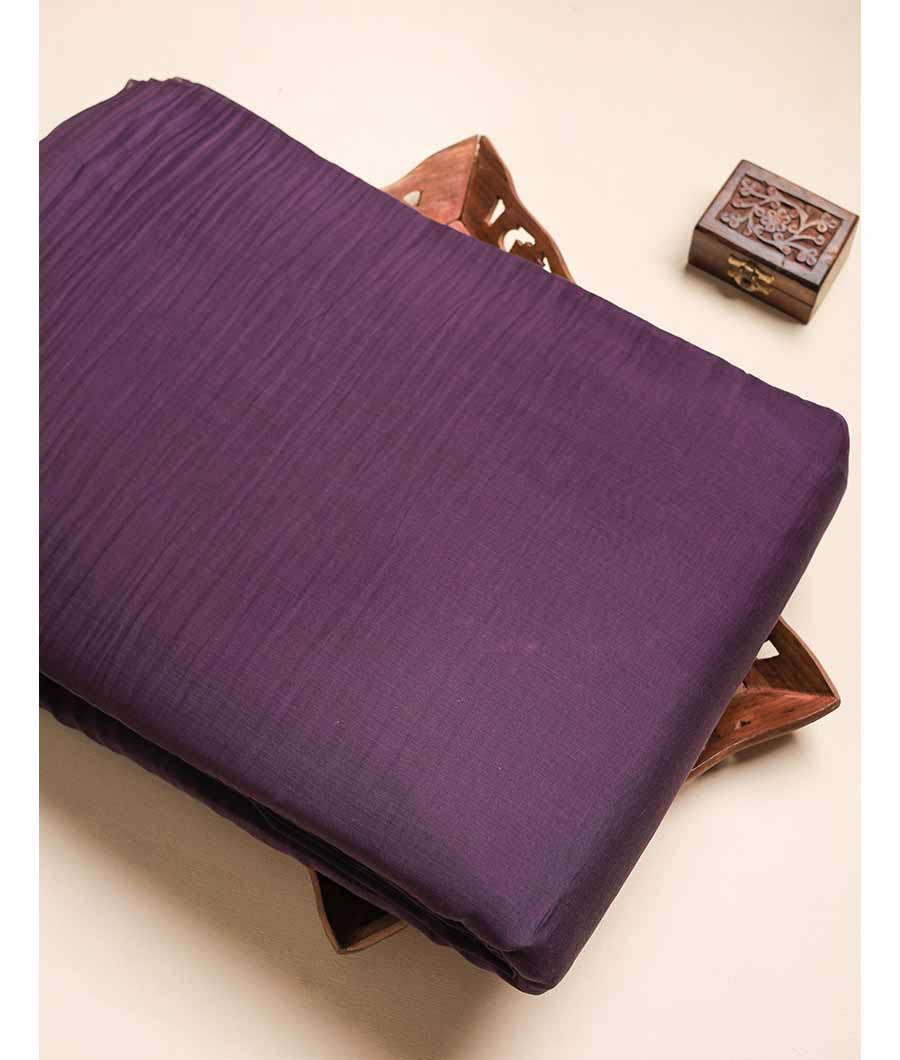 MUL CHANDERI PLAIN FABRIC