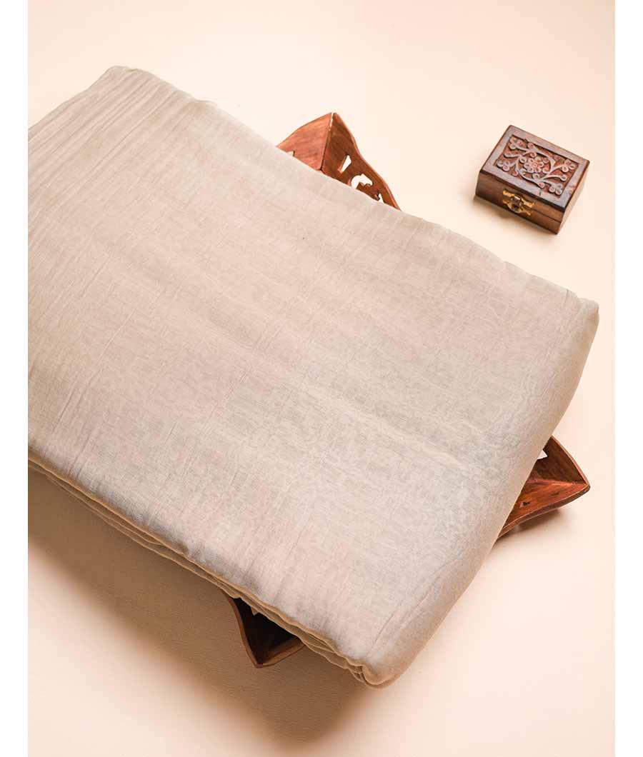 MUL CHANDERI PLAIN FABRIC