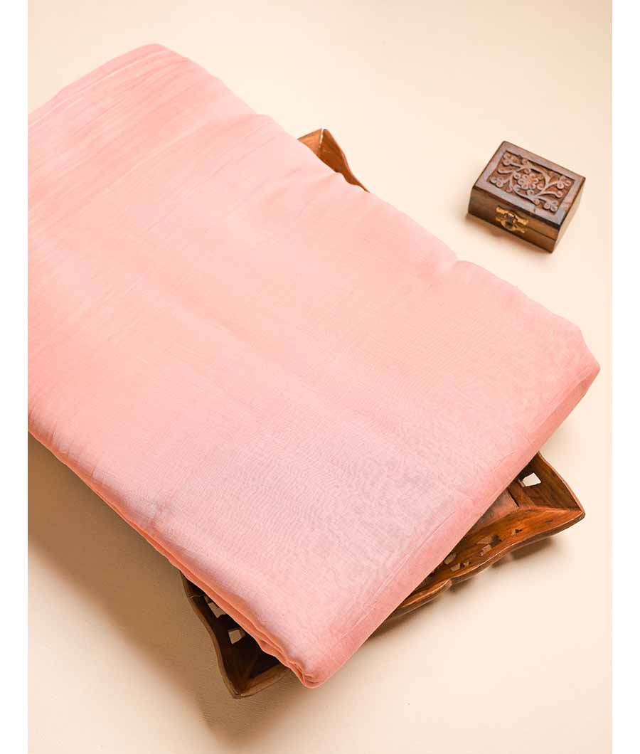 MUL CHANDERI PLAIN FABRIC