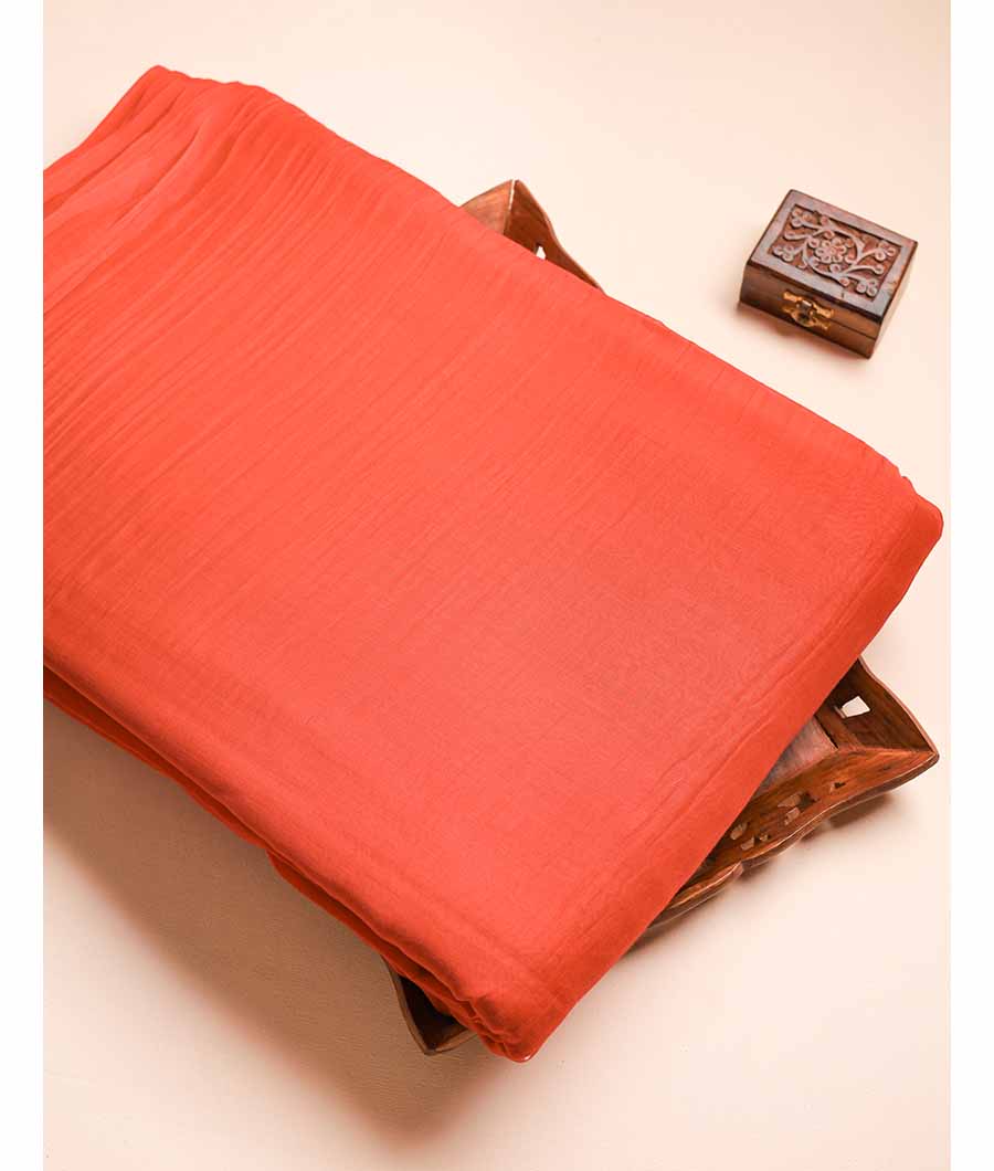 MUL CHANDERI PLAIN FABRIC