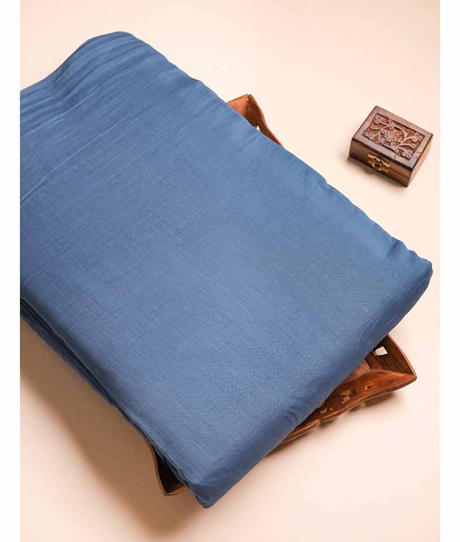 MUL CHANDERI PLAIN FABRIC