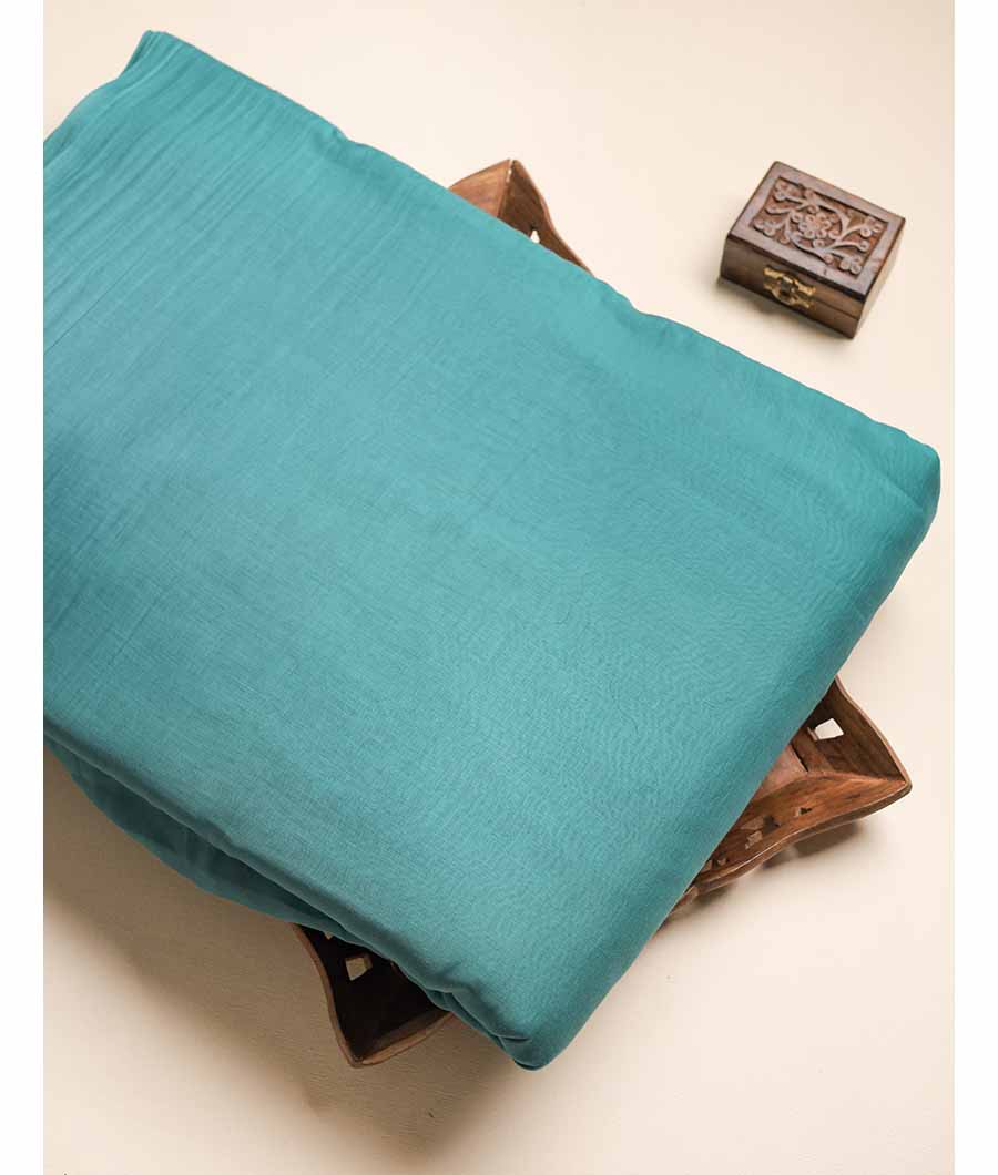 MUL CHANDERI PLAIN FABRIC