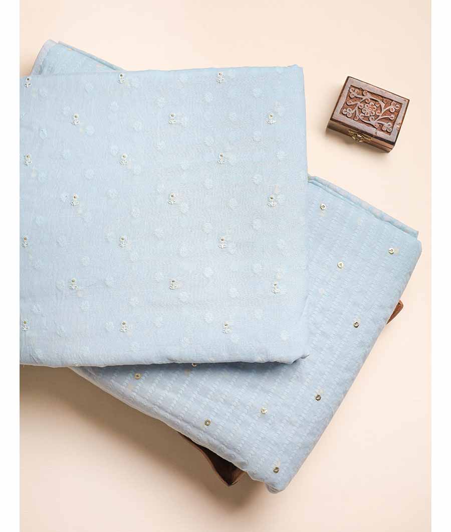 PURE COTTON JACQUARD EMBROIDERED FABRICS