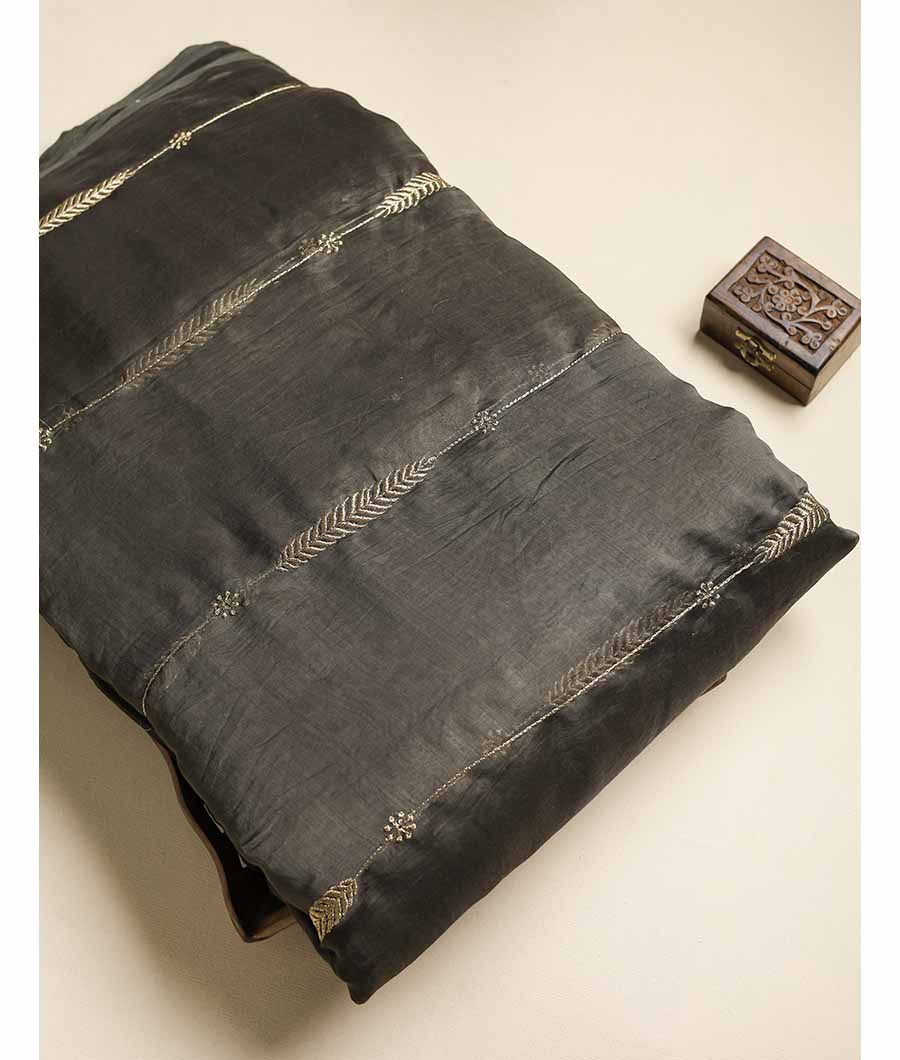 MUL CHANDERI EMBROIDERED FABRICS