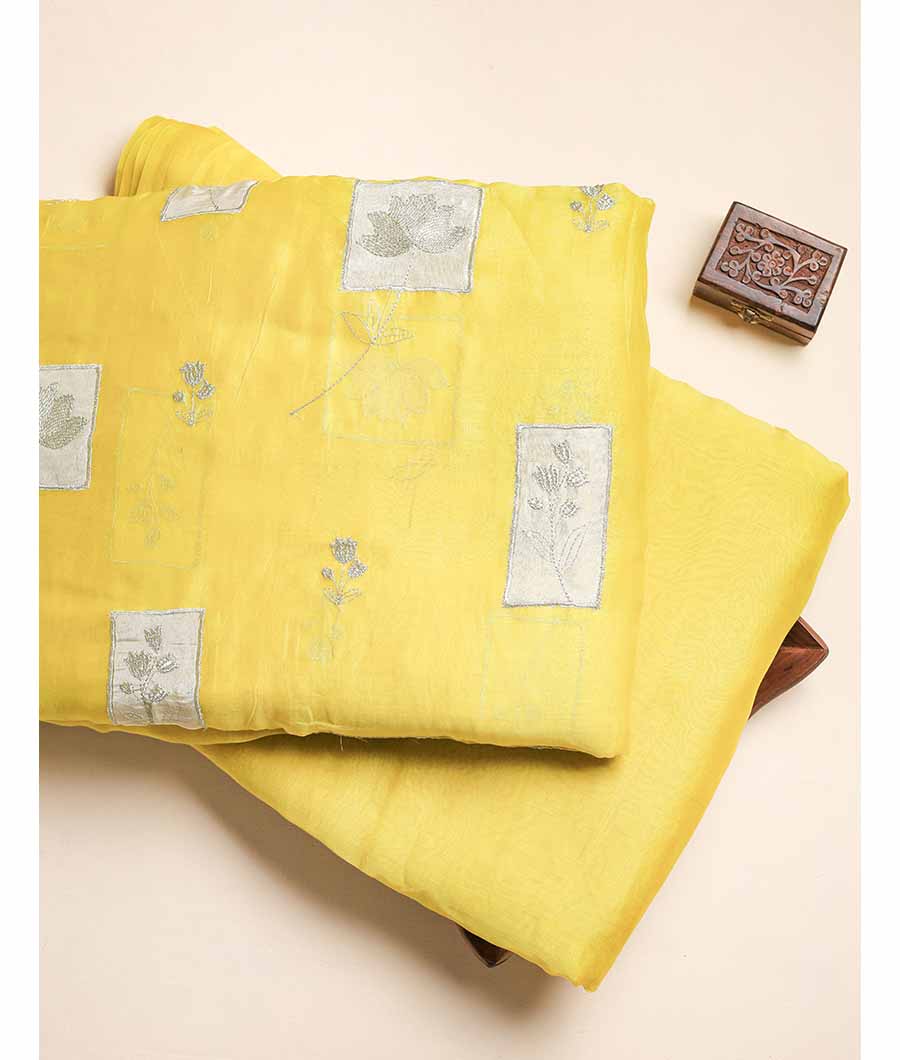 MUL CHANDERI EMBROIDERED & PLAIN FABRICS