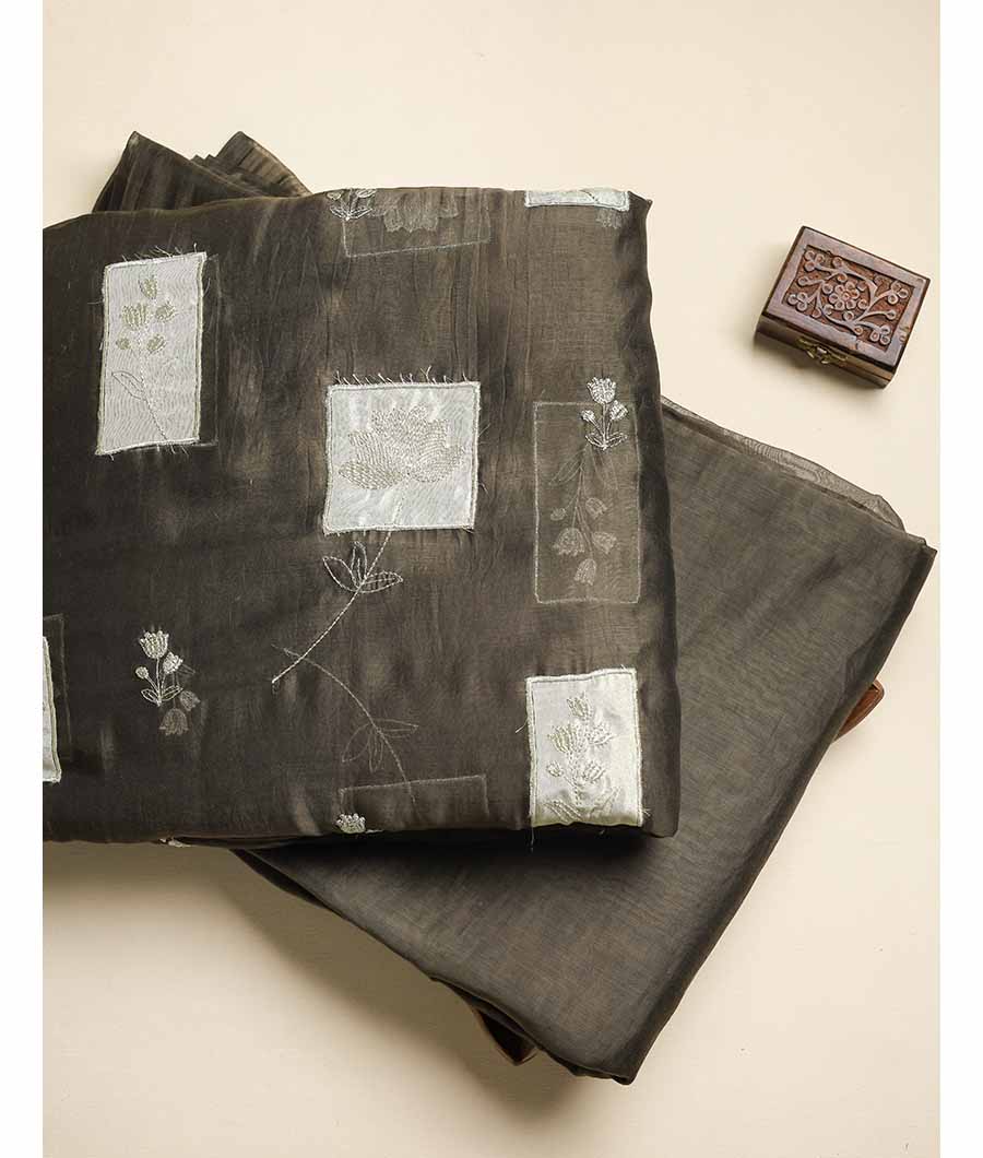 MUL CHANDERI EMBROIDERED & PLAIN FABRICS