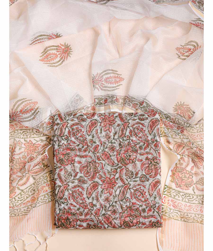 PURE COTTON KOTA TOP AND DUPATTA SET