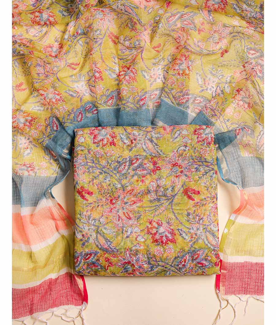 PURE COTTON KOTA TOP AND DUPATTA SET