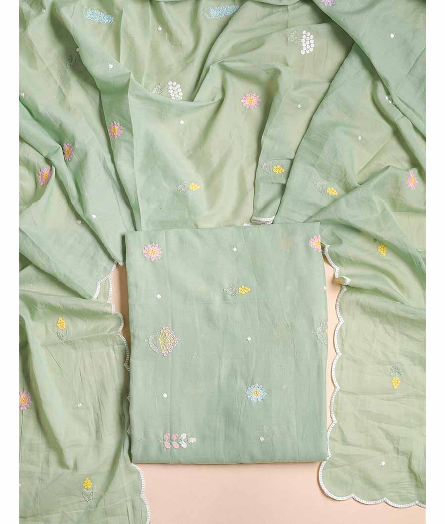 PURE COTTON EMBROIDERED SET