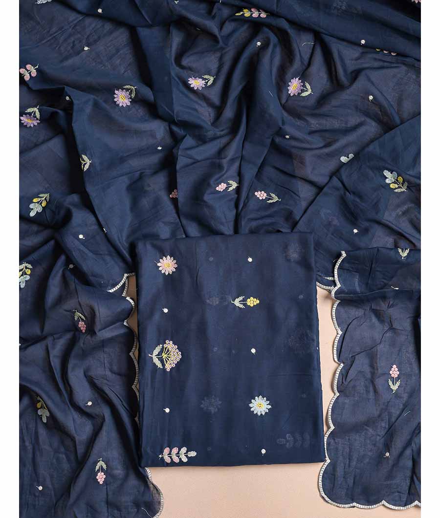 PURE COTTON EMBROIDERED SET