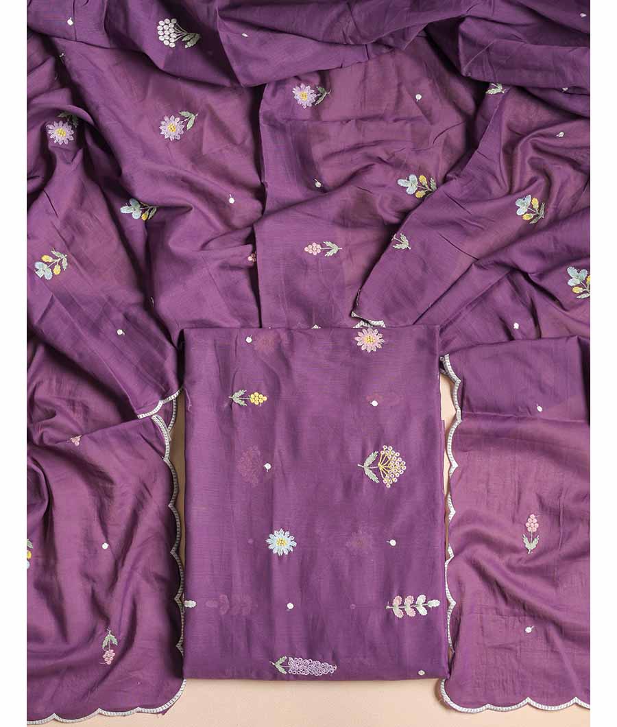 PURE COTTON EMBROIDERED SET