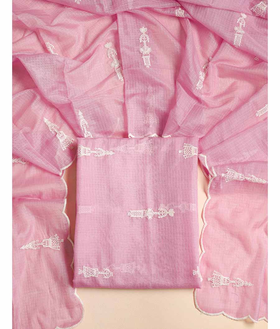 KOTA EMBROIDERED TOP AND DUPATTA SET