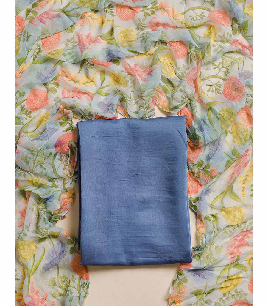 MUL CHANDERI SUIT SET