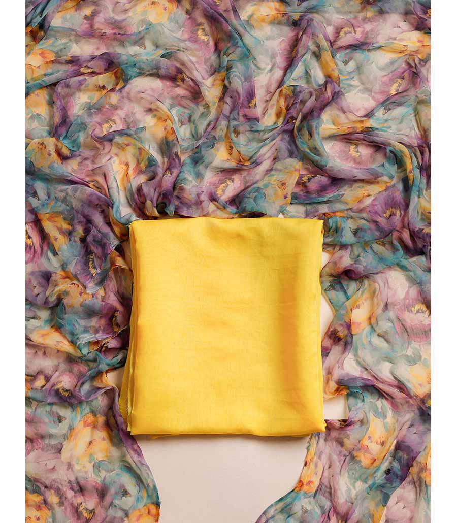 MUL CHANDERI SUIT SET