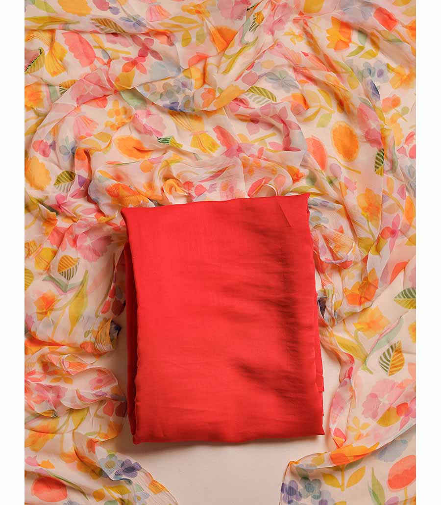 MUL CHANDERI SUIT SET