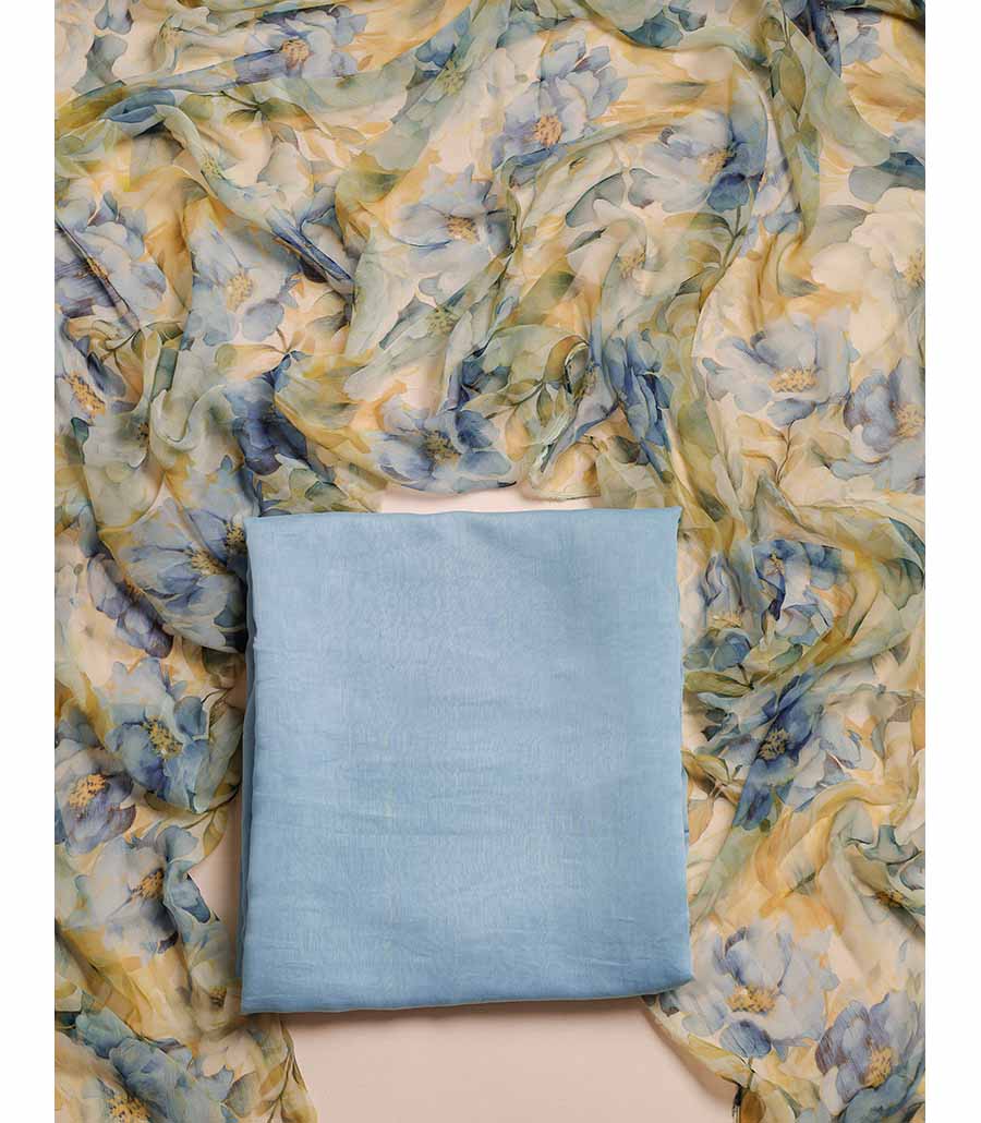 MUL CHANDERI SUIT SET