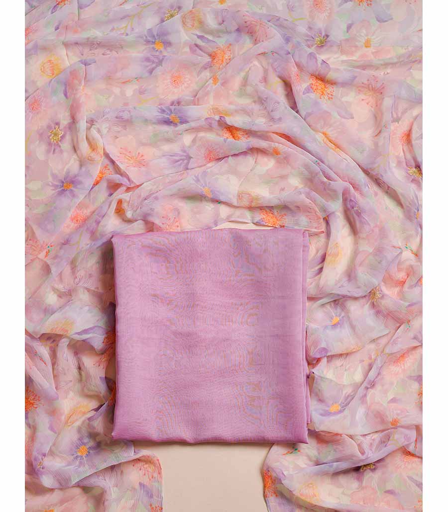 MUL CHANDERI SUIT SET