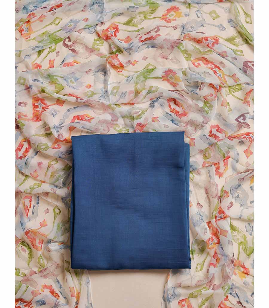 MUL CHANDERI SUIT SET