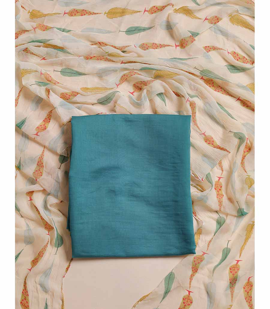 MUL CHANDERI SUIT SET