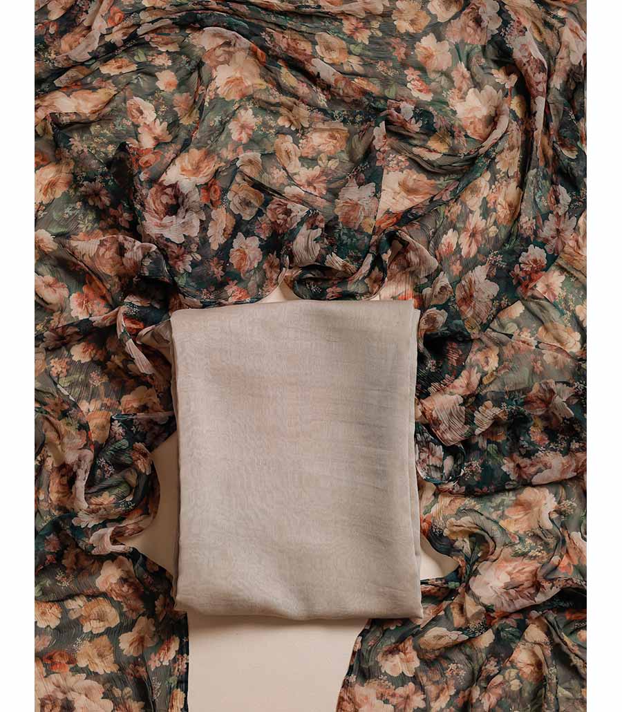 MUL CHANDERI SUIT SET