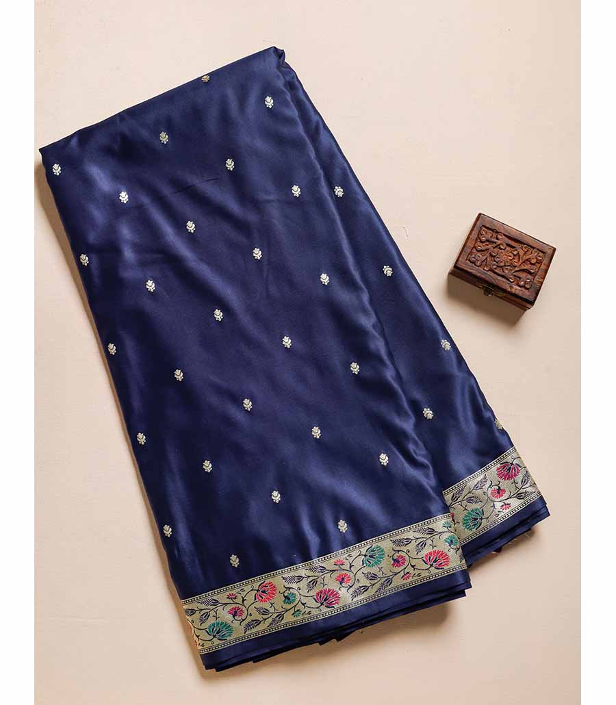 Banarsi gaji silk paithani border fabric