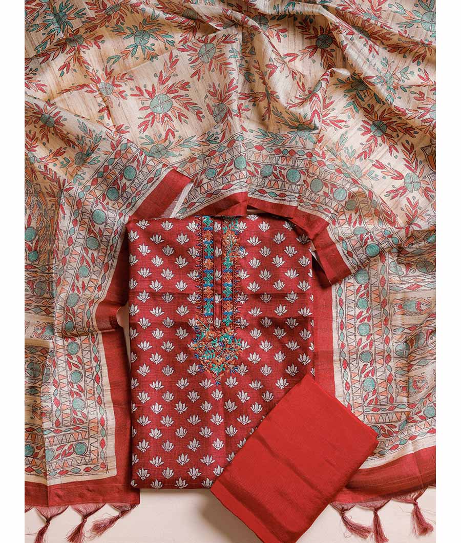 SOFT TUSSAR SUIT SET