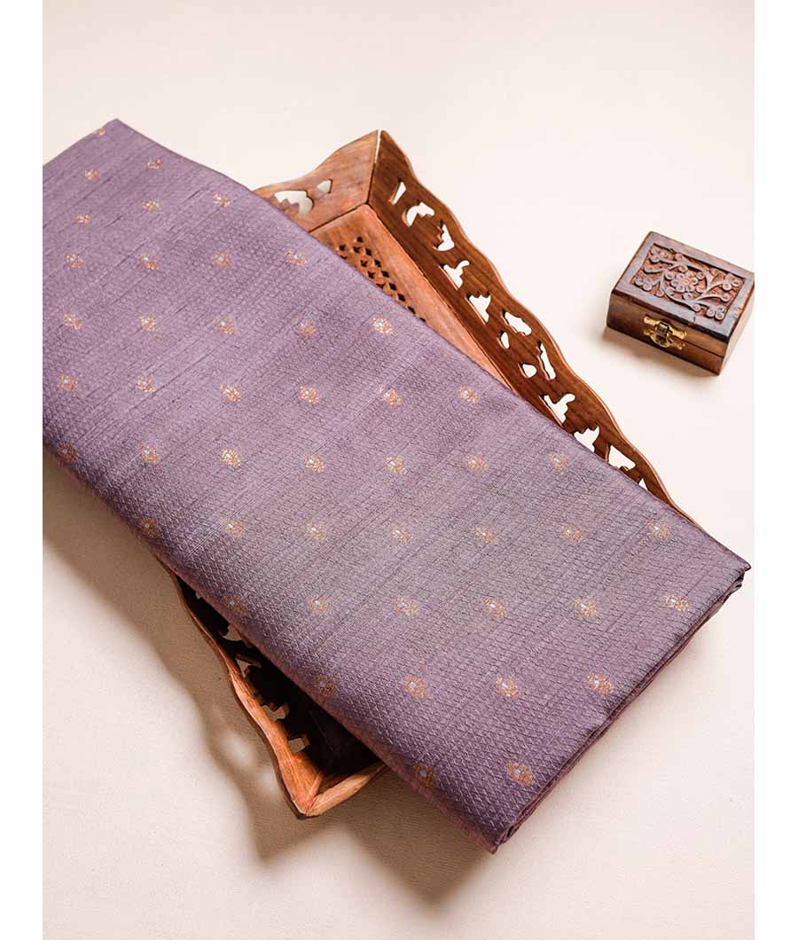 PURE HANDLOOM RAW SILK MEENA BOOTI FABRIC