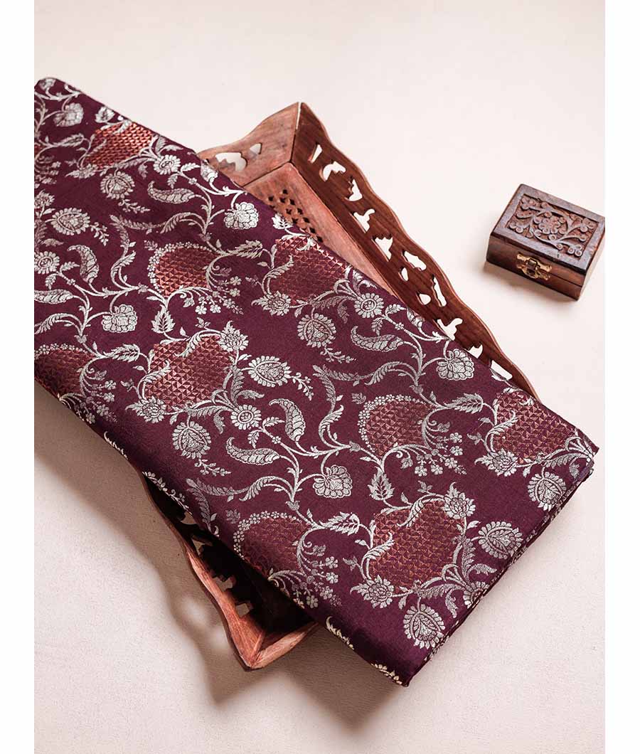 PURE HANDLOOM RAW SILK FABRIC