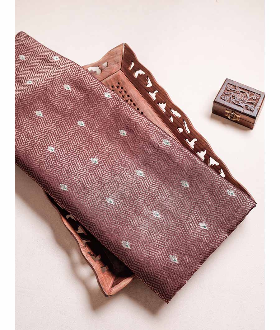 PURE DUPION SILK MEENA BOOTI FABRIC