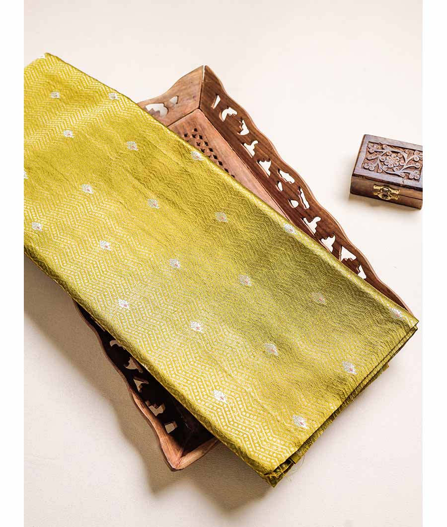 PURE DUPION SILK MEENA BOOTI FABRIC