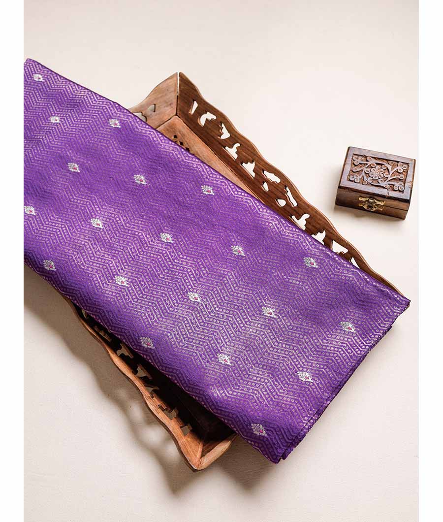 PURE DUPION SILK MEENA BOOTI FABRIC