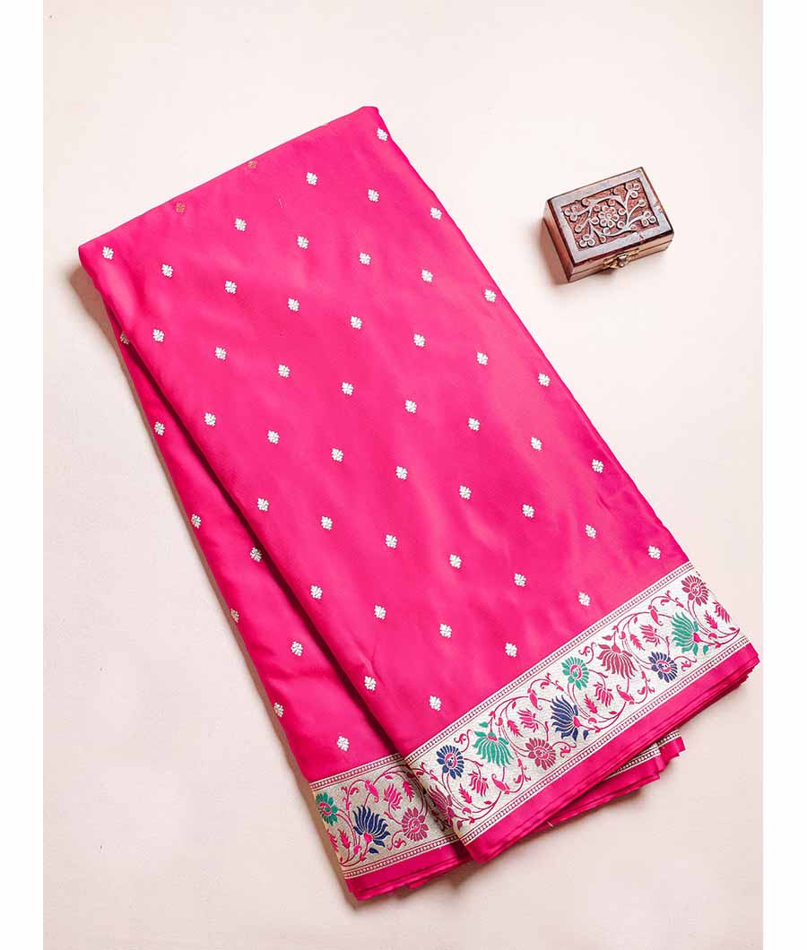 BANARASI GAJI SILK PAITHANI BORDER FABRIC